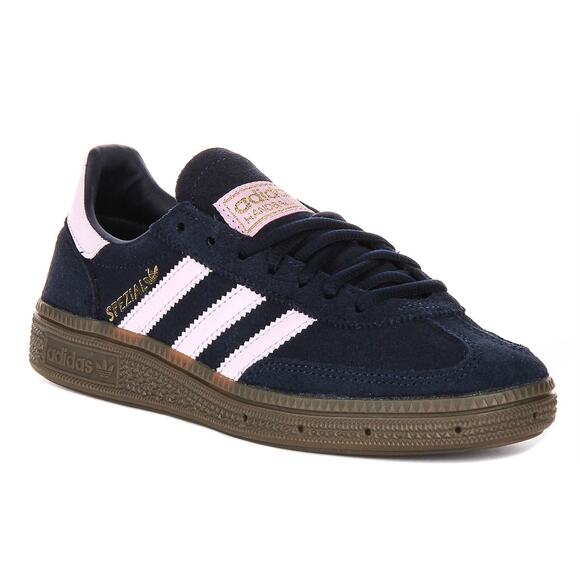 Adidas Unisex girls Kids' Navy Pink Campus 00S 3 Stripes Lace Up Sneakers Size 1 - Picture 1 of 12